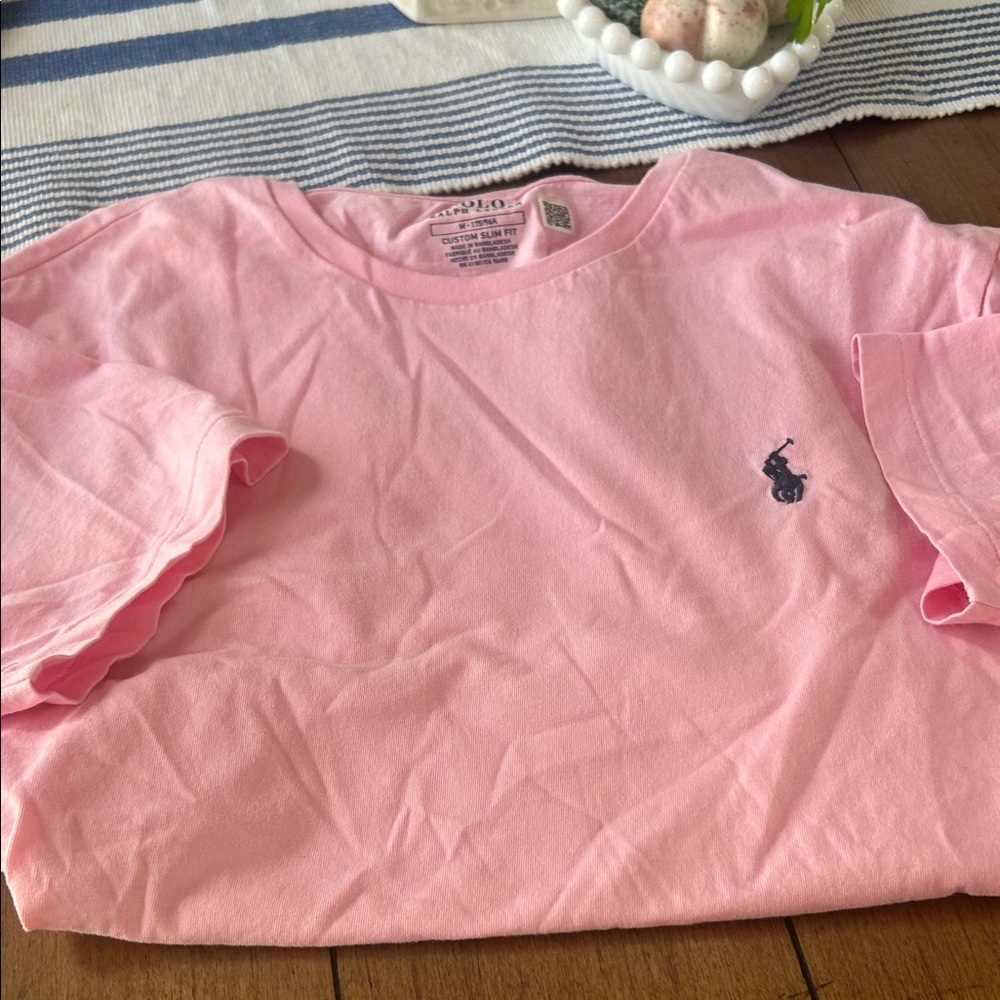 Polo by Ralph Lauren Light Pink Tee M - Picture 2 of 5